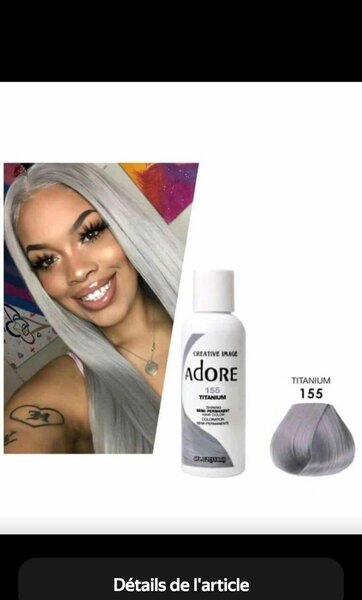 Coloration cheveux Adore