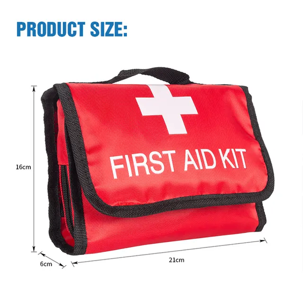 TROUSSE MÉDICALE DE PREMIERS SECOURS - PLIANTE & ÉTANCHE