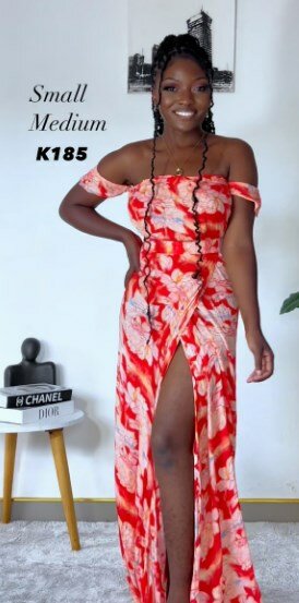 Maxi dress floral print