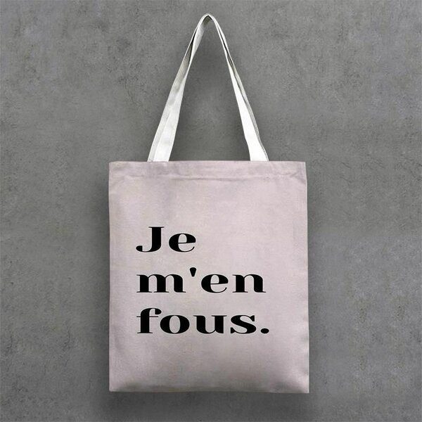 Totebags avec slogan chic
