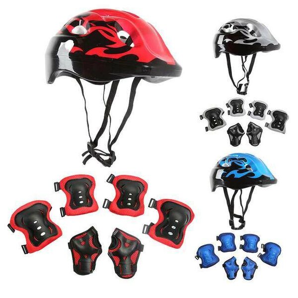 Kit protection casque enfant coloré