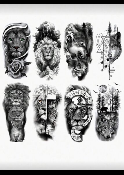 Tatouages temporaires d'animaux