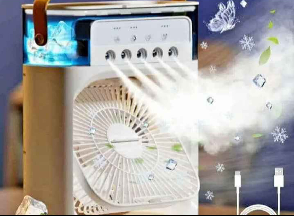 Mini ventilateur humidificateur USB portable