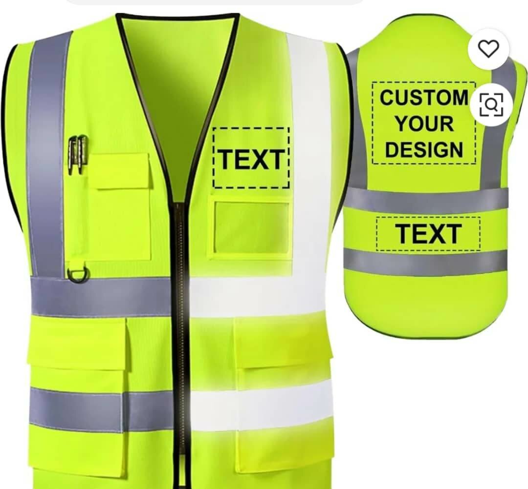 Gilet de sécurité personnalisé