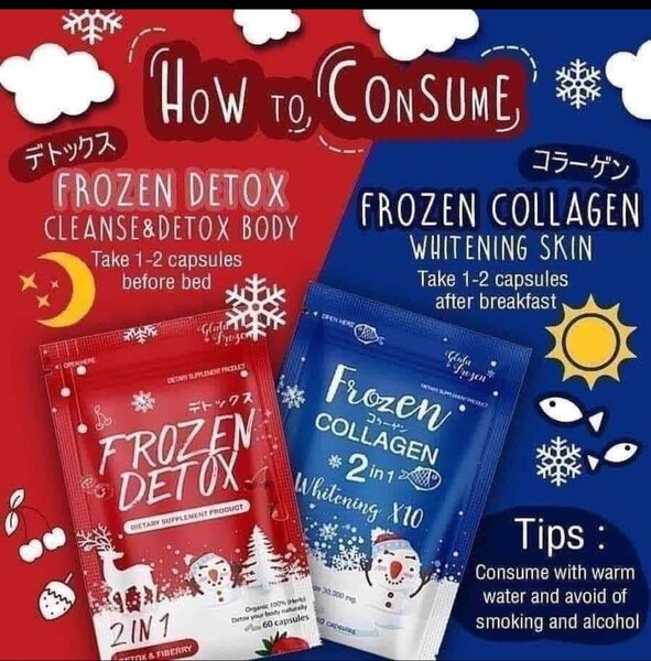 Frozen Collagen et Detox 2 en 1