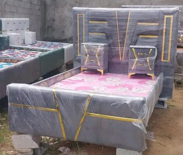 Lit double contemporain luxe