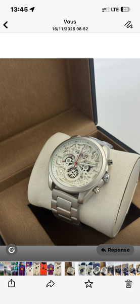 Montre Squelette Homme Élégante