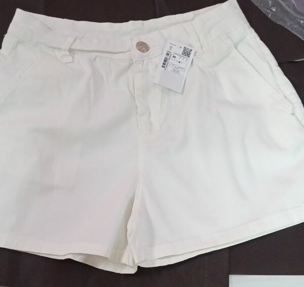 Shorts blancs en jeans