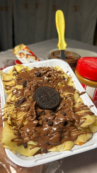 Crêpe au Chocolat et Biscuit