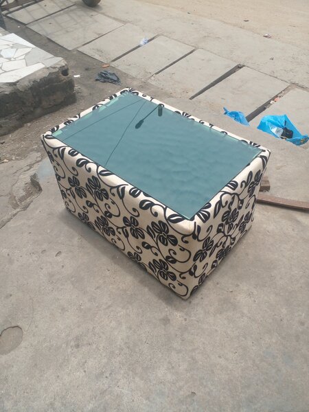 Table basse design floral