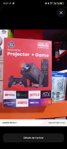 Projecteur HD avec Console