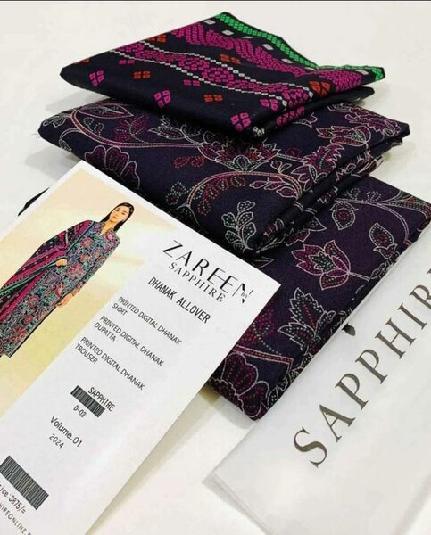 Zareen sapphire suit 3pcs