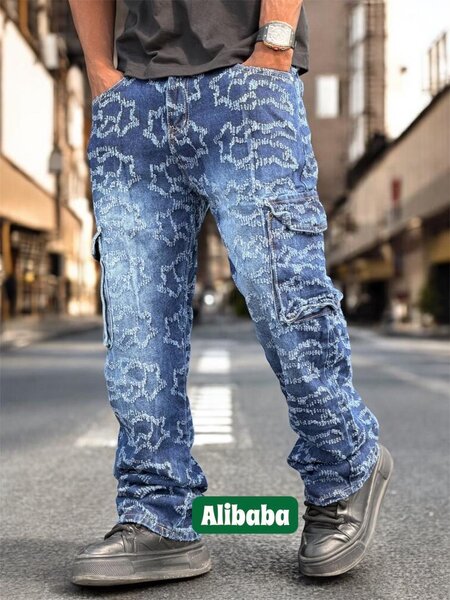 Jean cargo homme tendance