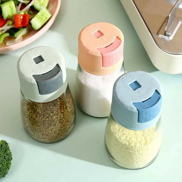 Ensemble de Pots à Épices Colorés