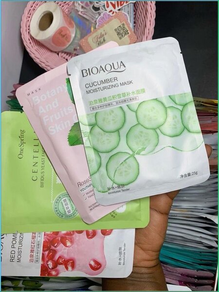 Masques hydratants visage