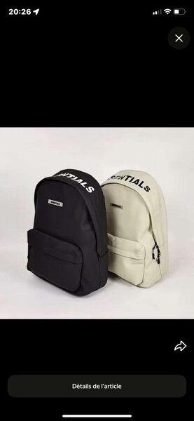 Sac à dos Essentials moderne