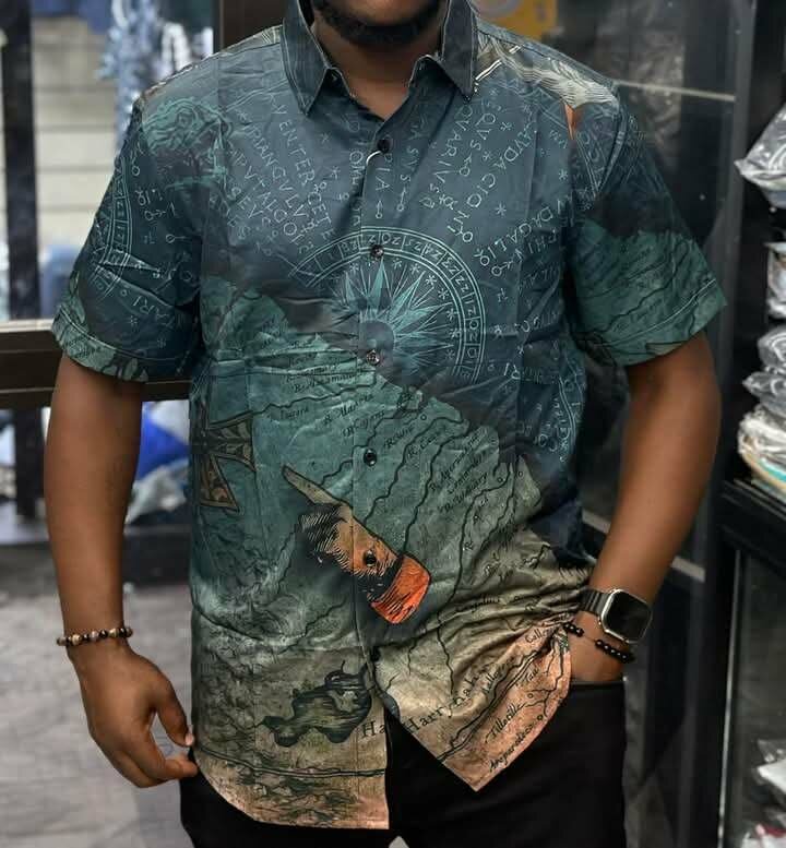 Chemise à Motifs d'Été