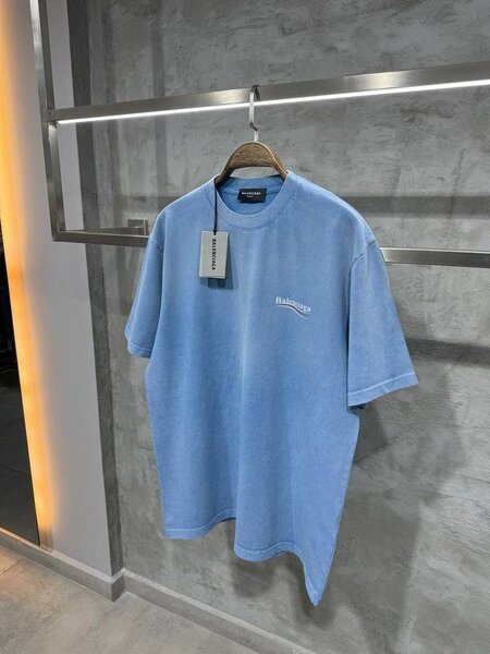 T-shirt bleu homme Balenciaga
