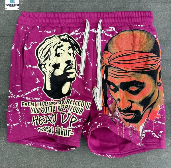 Shorts imprimés graphiques homme