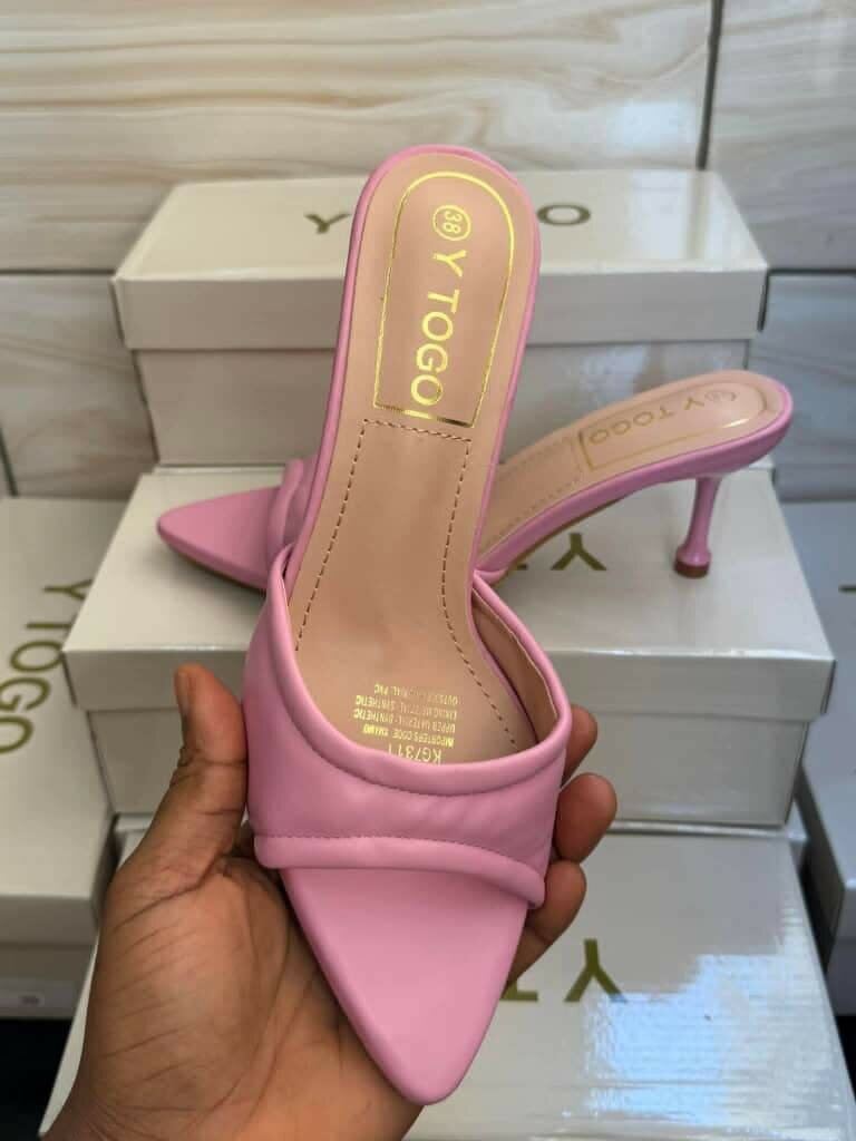 Mules élégantes à talons femmes