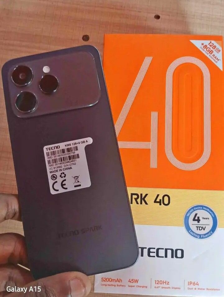 Tecno Spark 40 - Smartphone 128Go