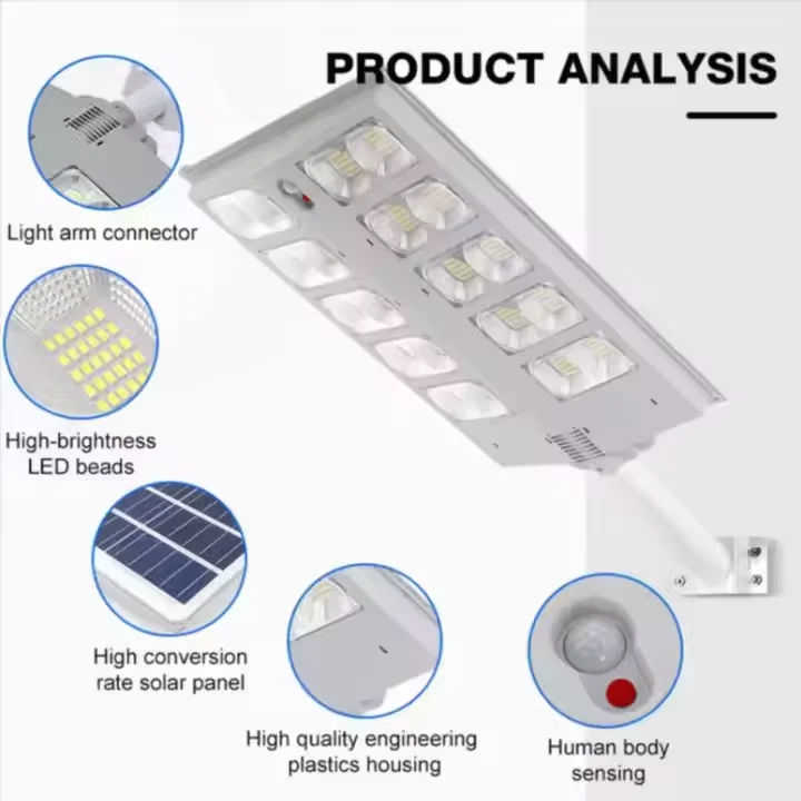 Lampadaire Solaire 3000 W LED