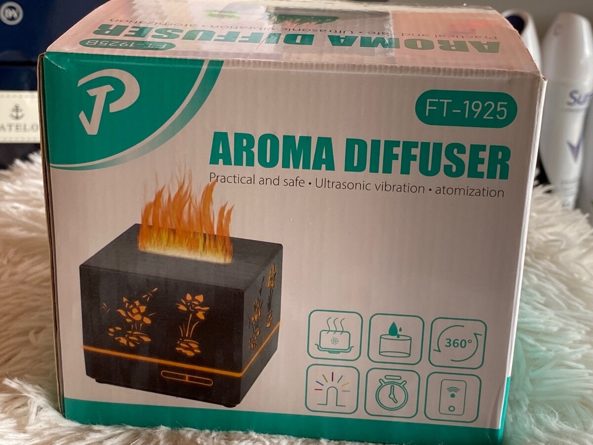 Colourful Flame Lamp Aroma Diffuser/Air Freshener