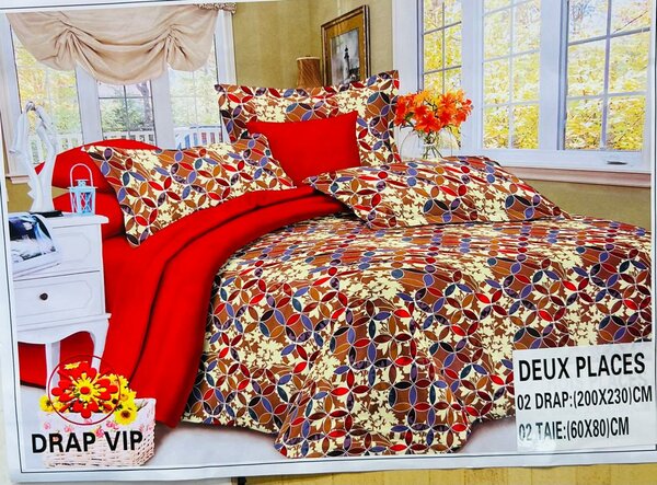 Ensemble de literie floral élégant