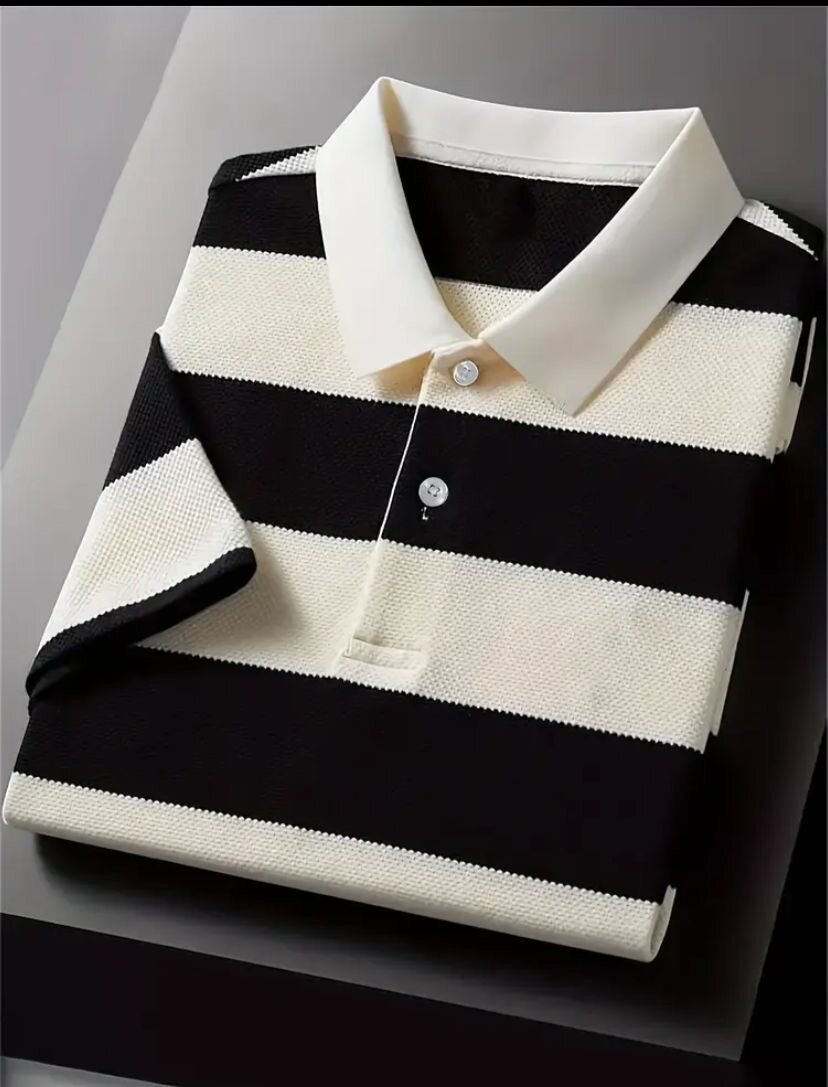 Polo rayé élégant pour hommes