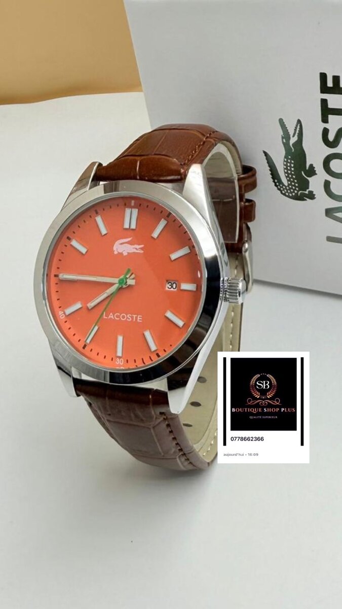 Montre Lacoste authentique