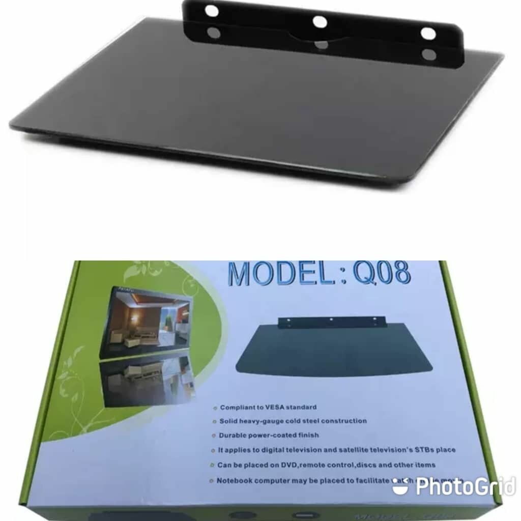 Étagère Murale TV VESA Noir