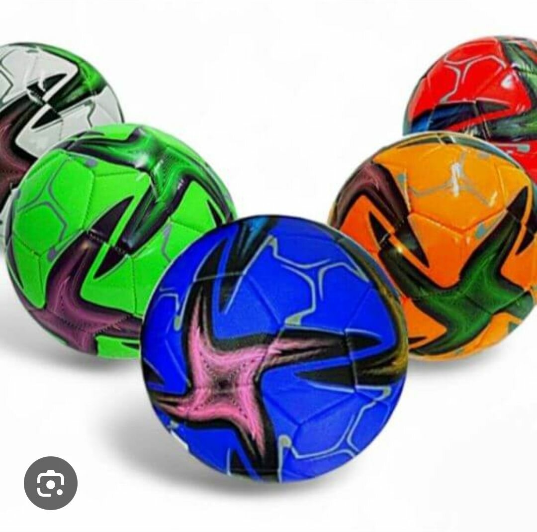 Ballon de football coloré