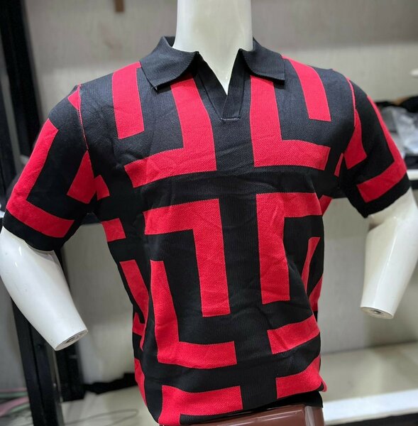 Polo graphique moderne homme