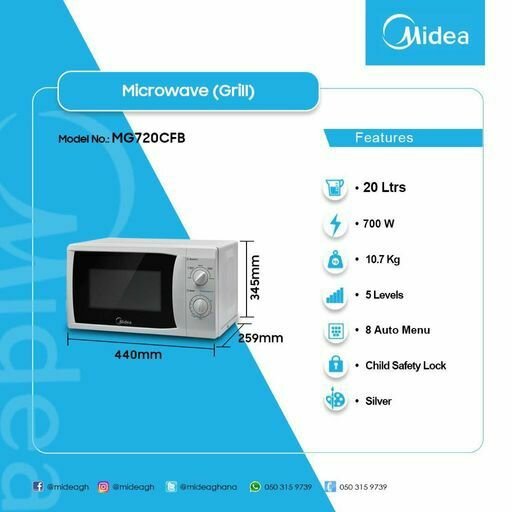 Midea 20ltr Grill Microwave