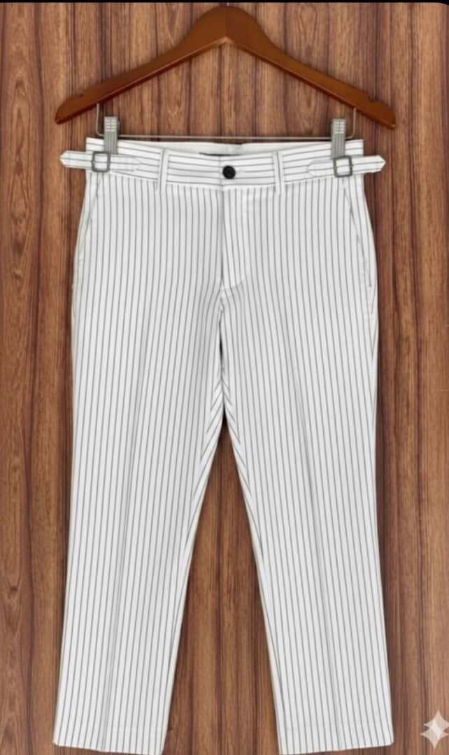 Pantalon blanc élégant pour homme