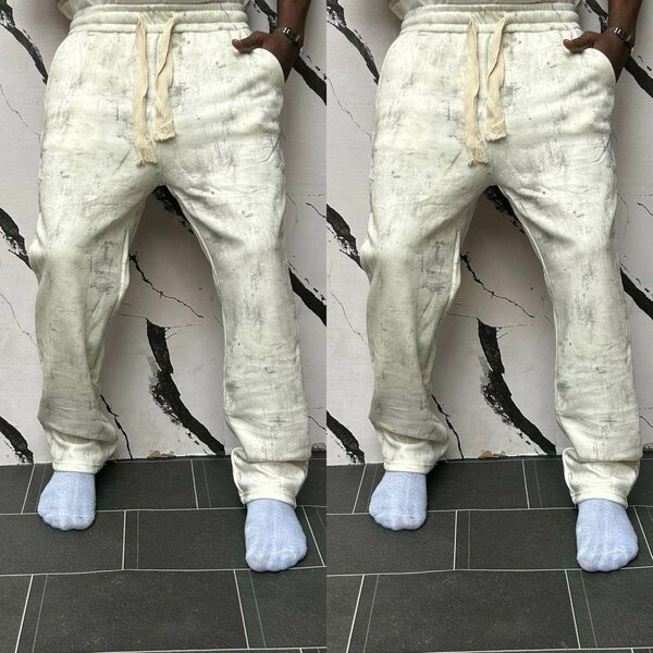 Pantalon de survêtement blanc