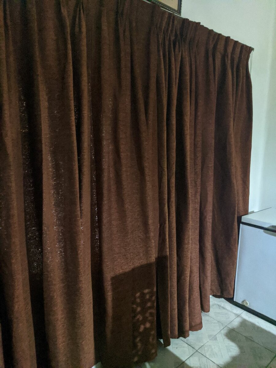 Chocolate brown curtains for sale