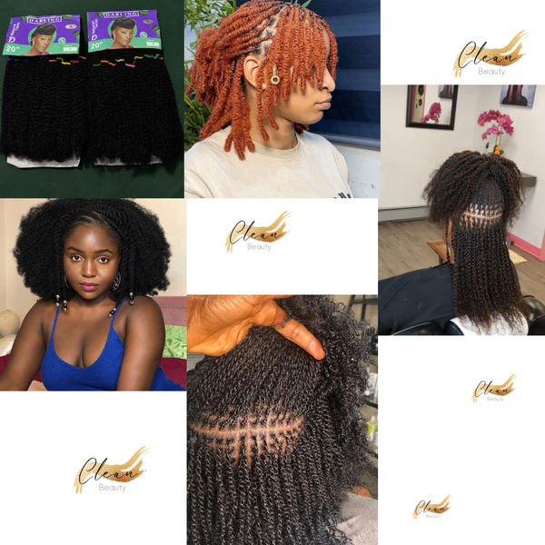 Mèches de Nappy / Marley twist