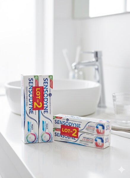 Dentifrice Sensodyne Lot de 2