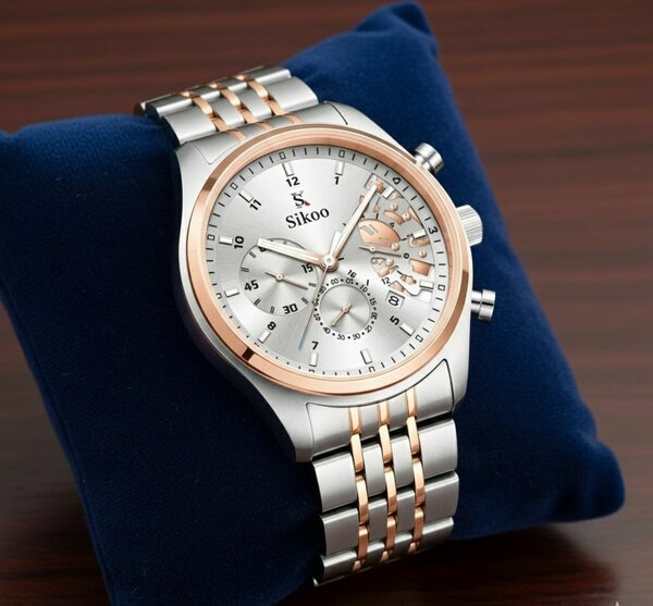 Montre Homme Acier Luxe