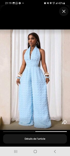 Robe Élégante Dos Nu Femme