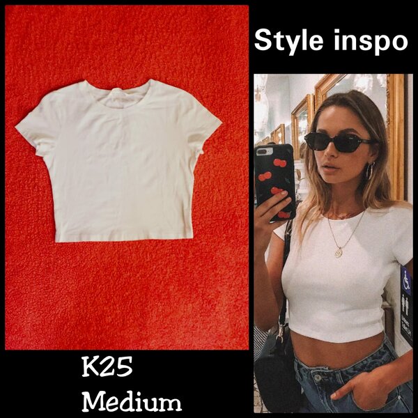 Salaula crop tops and tops