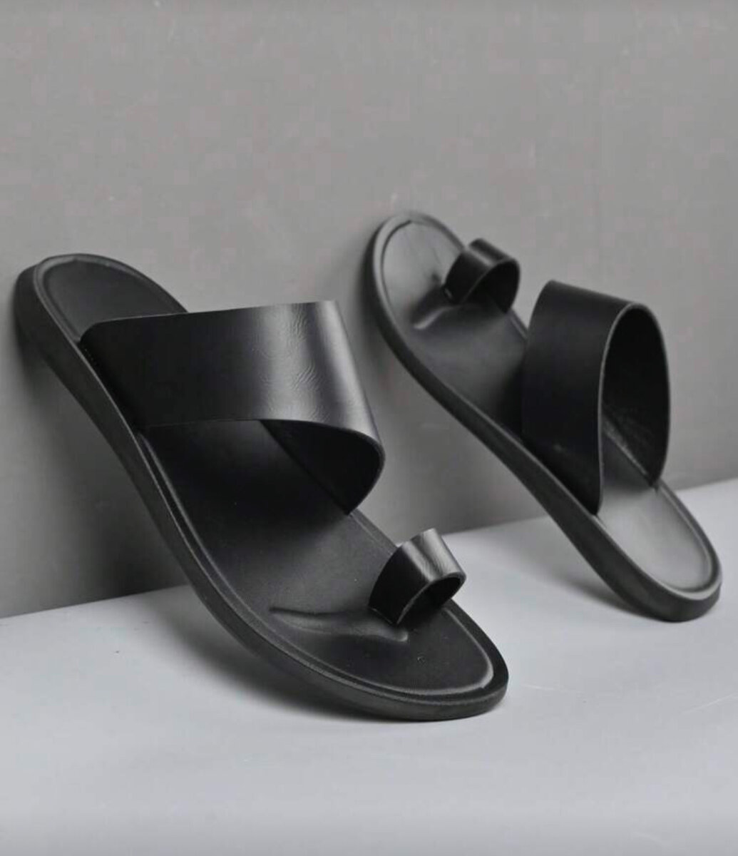 Sandales minimalistes en cuir