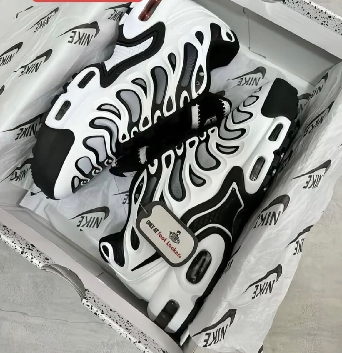Chaussures Nike Air Max Plus Noir et Blanc