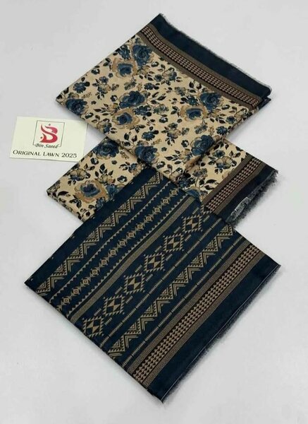 Beautiful Bin saeed 3 pcs lawn suit