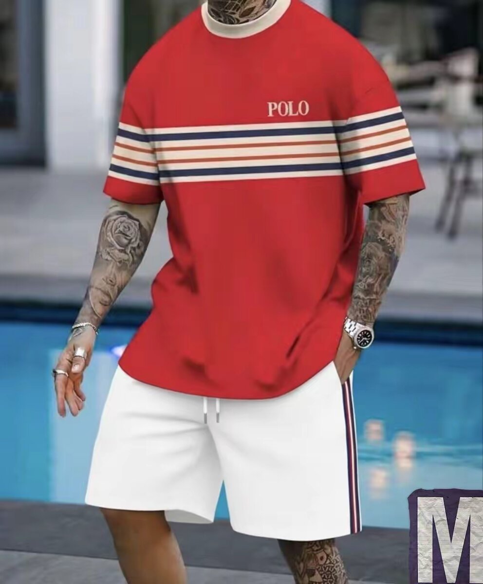 Ensemble Homme Polo T-Shirt et Short