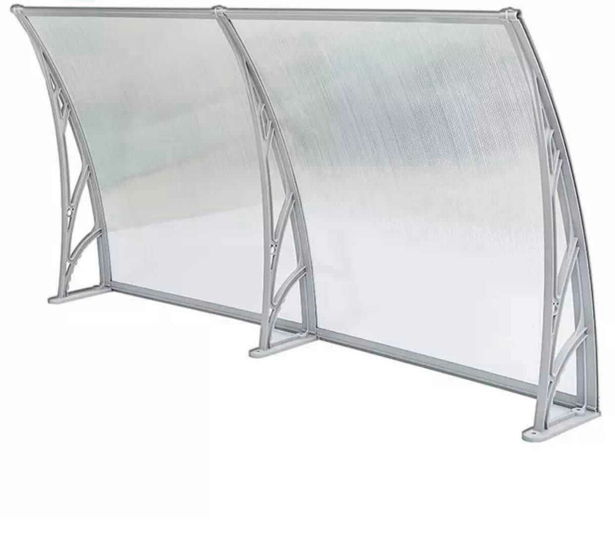 Marquise de porte en polycarbonate