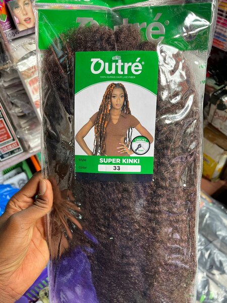 Cheveux Synthétiques Outré Super Kinki