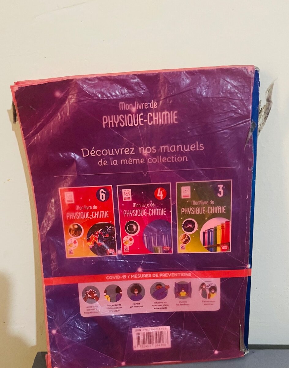 Livre Physique-Chimie 5e