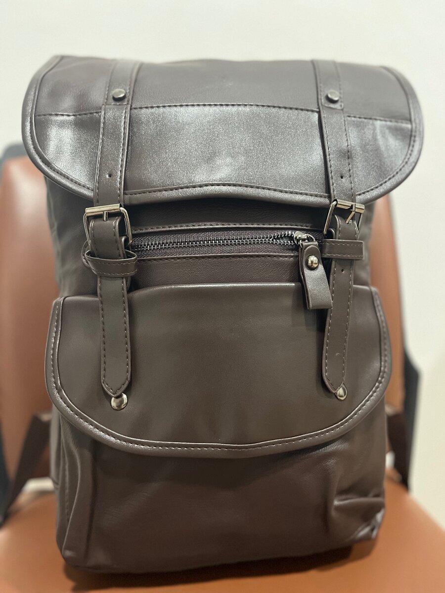 Leather backpack /school bag